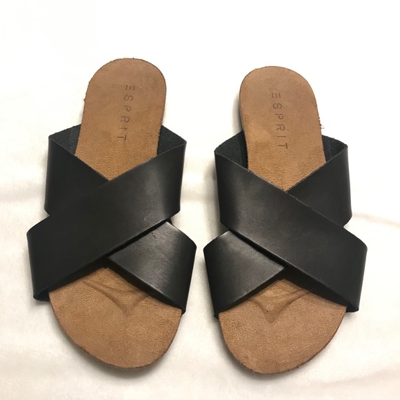 Esprit Shoes | Esprit Bounty Black Slides | Poshmark